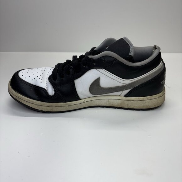 Nike Air Jordan 1 Low ‘Shadow’ Black White Grey Sneakers 553558-040 Size 8 Skate - Picture 9 of 12